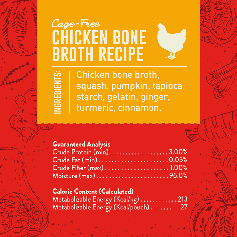 Stella & Chewy's Bountiful Bone Broth Cage Free Chicken Recipe - 16 oz