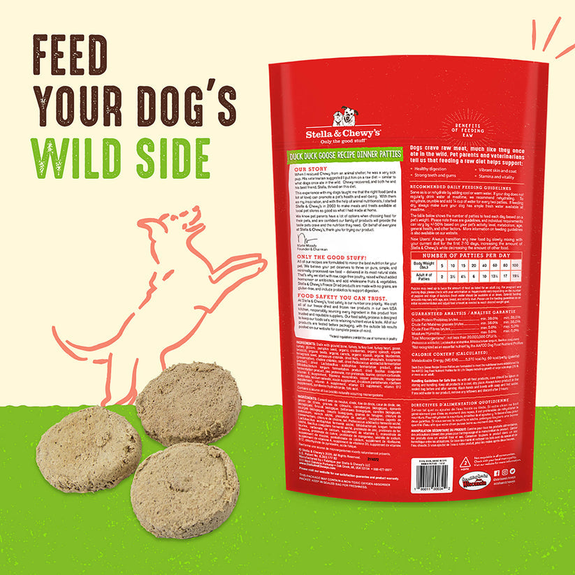 Stella & Chewy's Dog FD Duck Duck Goose Patties