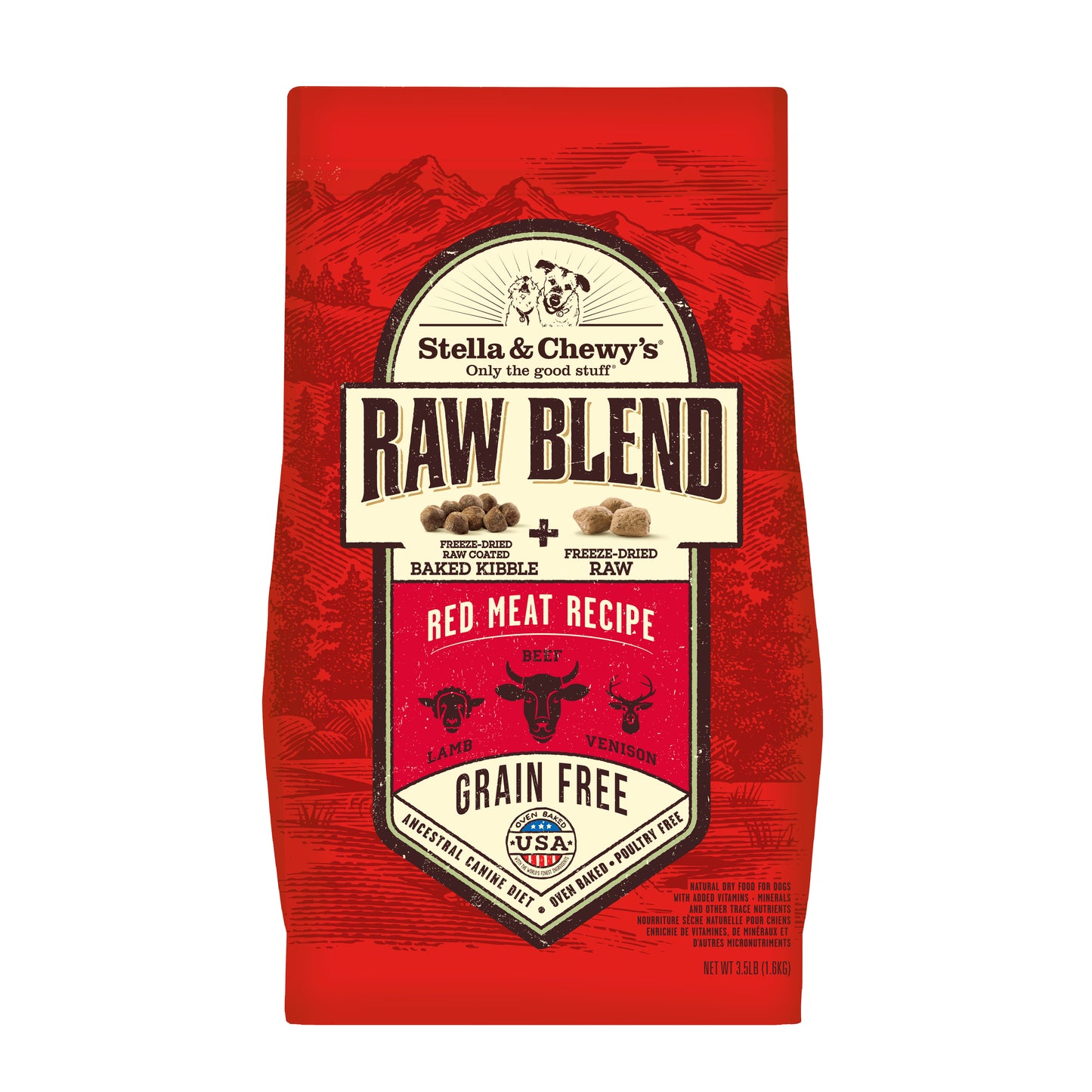 Stella & Chewy's Raw Blend Red Meat - Lamb, Beef & Venison Recipe
