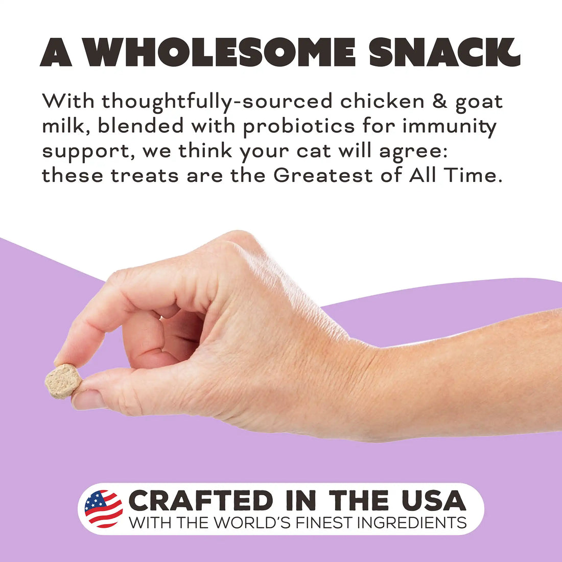 Primal The G.O.A.T. Chicken & Goat Milk for cats! Freeze-Dried Treat 2oz