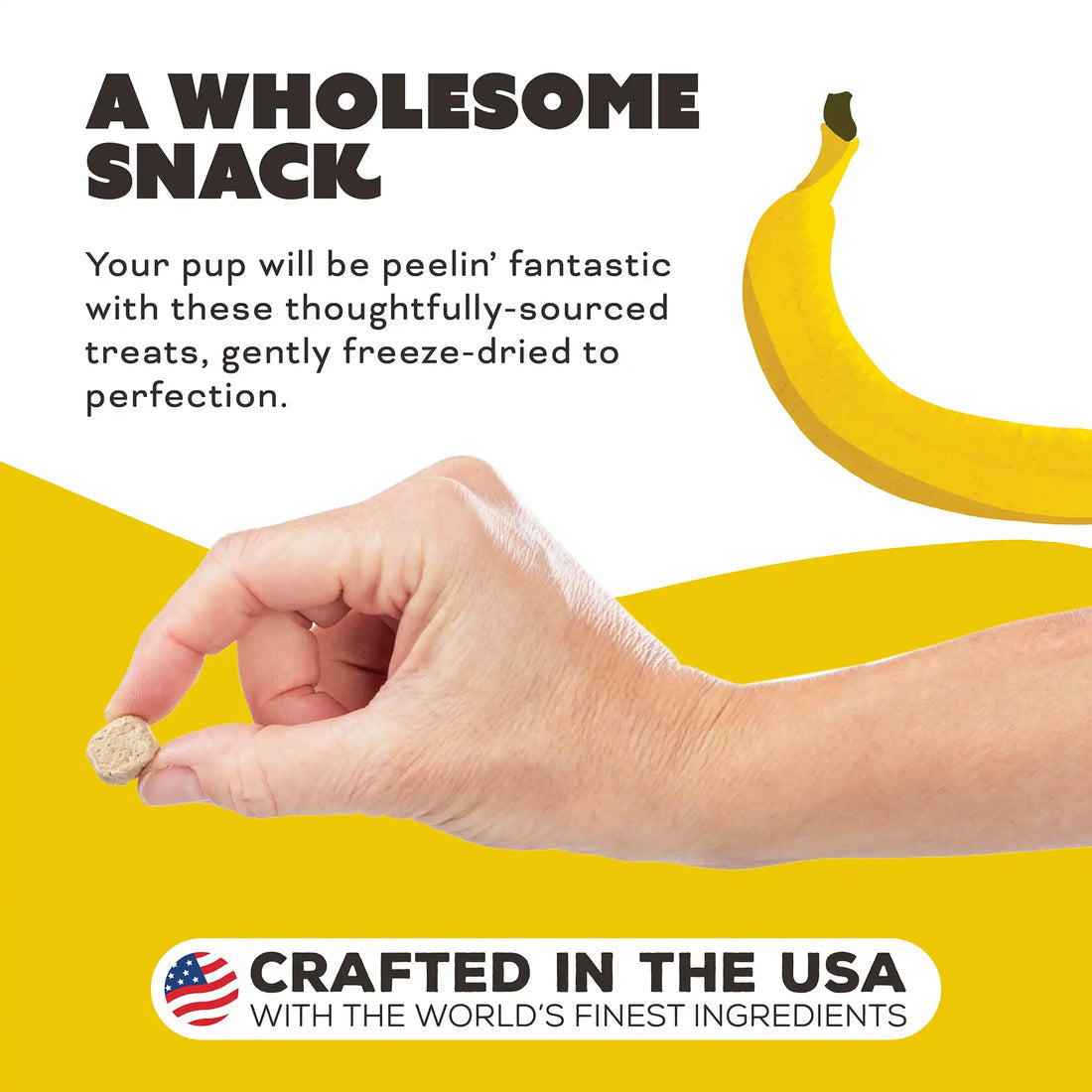 Primal PeelinFantastic Chicken & Banana with Goat Milk Freeze-Dried Treat 2oz