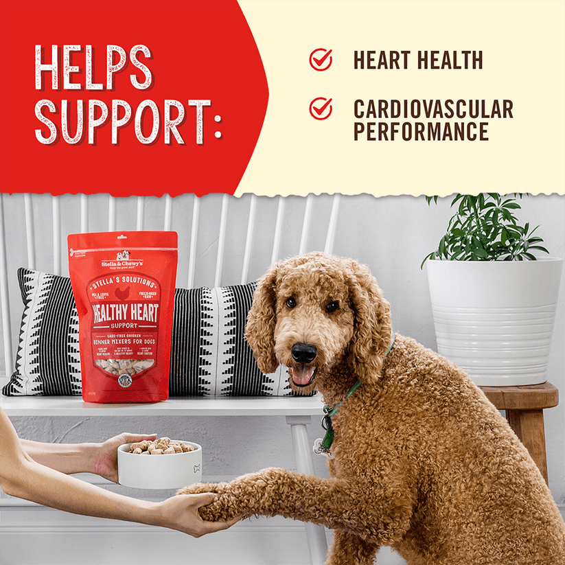 Stella & Chewy's Solutions Freeze-Dried Chicken Healthy Heart Support - 13 oz