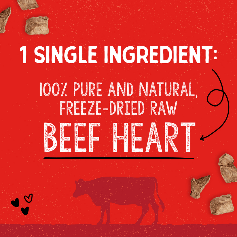 Stella & Chewy's Beef Heart Treats - 3 oz