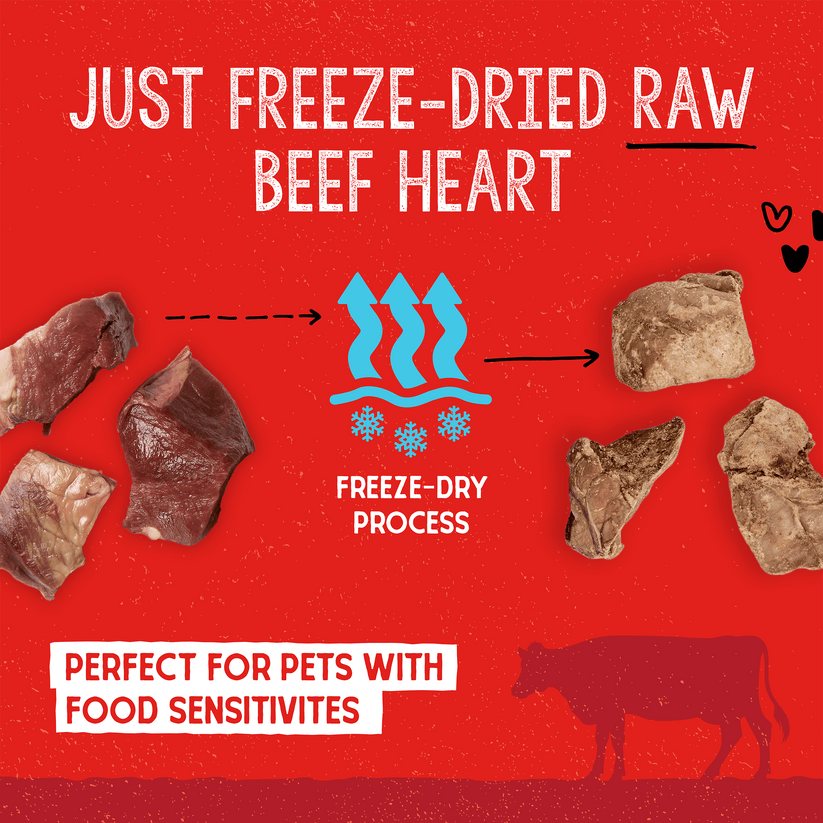 Stella & Chewy's Beef Heart Treats - 3 oz