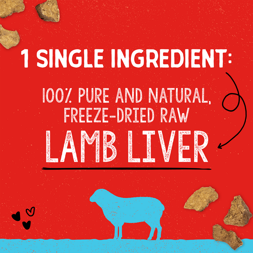 Stella & Chewy's Lamb Liver Treats - 3 oz