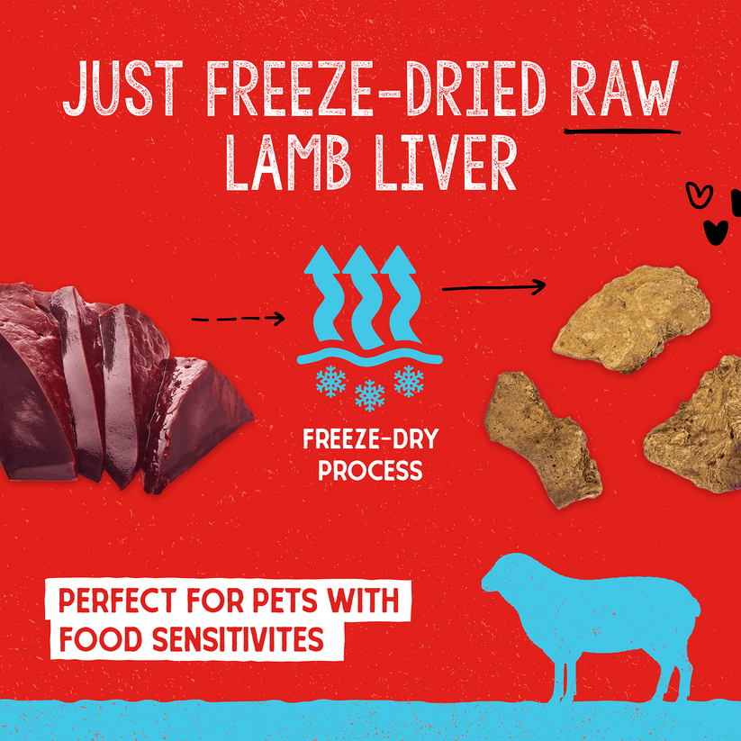 Stella & Chewy's Lamb Liver Treats - 3 oz